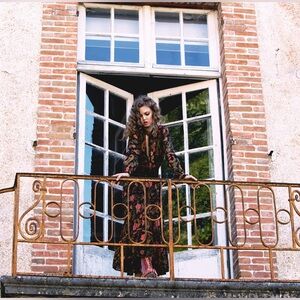 Spell & the Gypsy x Free People Etienne Maxi Gown Noir Paisley Floral Size Small